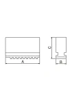 Mjuka monoblock bakkar för 3-back centrerpatron SJ-PS3-80
