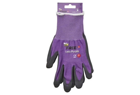 Lady Purple monteringshandske Strl. 8
