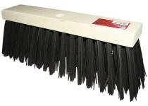 Gadekost stiv nylon brun 2717-H