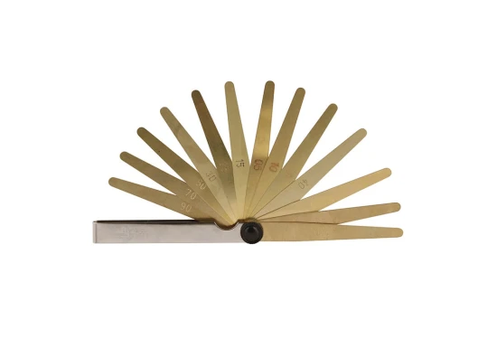 Sökblad mässing 0,05-0,50 mm (13 blad) 100 mm (Antimagnetisk)