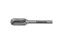 Roterande fil HM Ø12 x 25 mm form C (Single cut) med Ø6 mm skaft