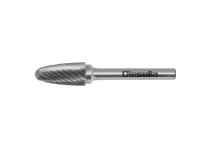 Roterande fil HM Ø8 x 18 mm form F (Single cut) med Ø6 mm skaft