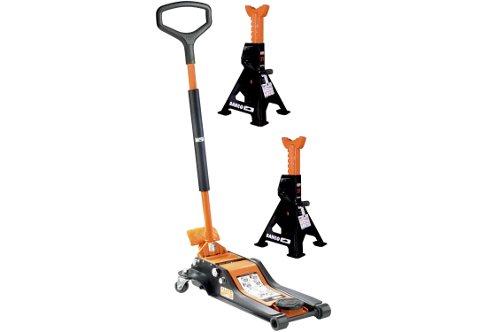 Hydrau.donkraft 2T+2×3T støttebukke