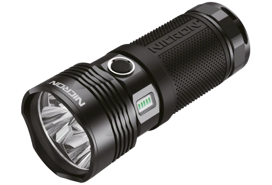Nicron X-treme håndlygte 12.000 lumen IP67 genopl.