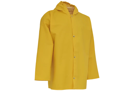 Regnjakke fiskeolie resistens 033800 gul Str. 2XL