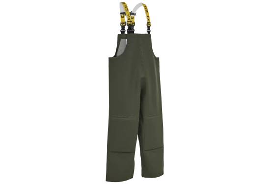 Overall kraftige m/knæforst. PVC 177303 oliven Str. M