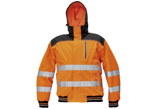 Knoxfield vinterjakke hi-viz orange st. L