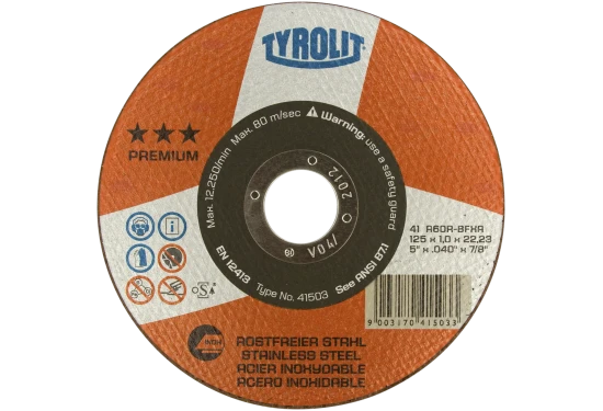Skæreskive Premium 41F ø125×3 A30R-BFXA
