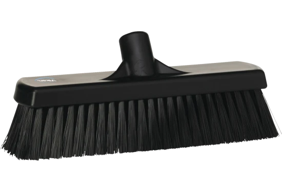 Gulvkost 7068, 300 mm, medium, sort
