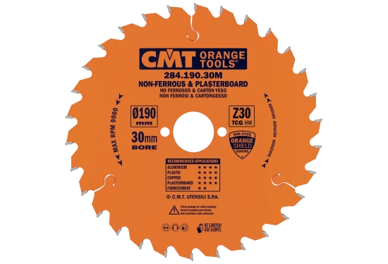 CMT rundsavklinge HM-skær 190×2,6×30 Z30 TF