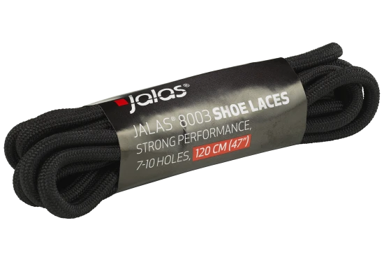 Jalas snørebånd sort polyester 8003, 160cm