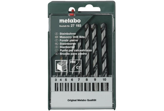 Stenbor HM-belagt sortiment 3-10 mm