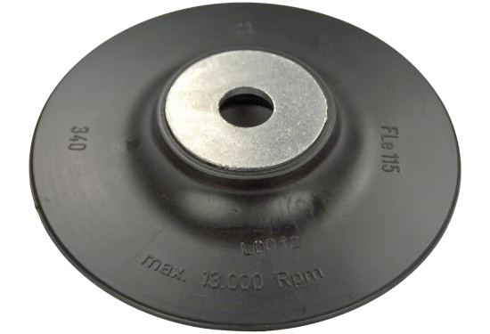 Bagskive t/fiberrondel hård ø115×M14