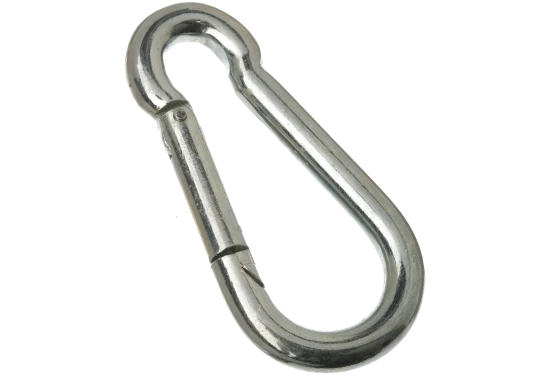 Karabinhage m/åben øje galv. 9×90mm