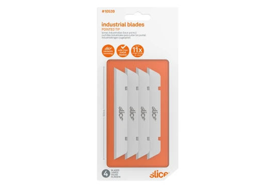 Slice® Knivblad. Lang 120mm med spids ende 10539