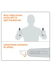 Slice® Kniv med nylonhåndtag. Standard 10550