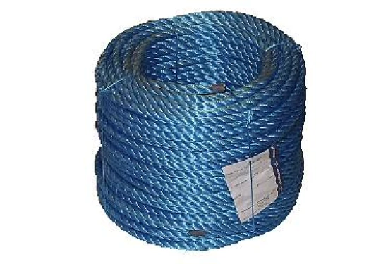 Tågvirke PP 3-slående 8mm blåt spole