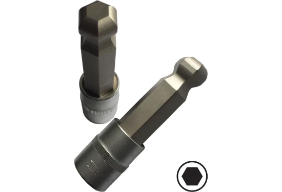 BATO Stifttop lång 1/2 x 9mm. 6-kant. Med kula.