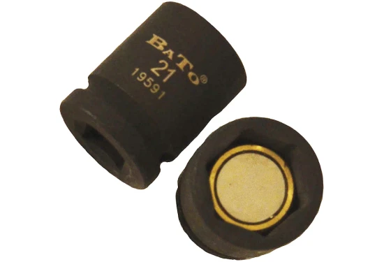BATO Krafthylsa kort magnet 1/2" x 12mm. 6kt.